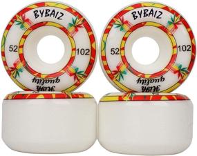 img 3 attached to BYBAIZ Skateboard Wheels 52Mm102A Street