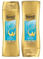 🌟 suave professionals moroccan infusion shine 2 bottle set: shampoo and conditioner - 12.6oz (373ml) haircare combo logo