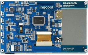 img 3 attached to 🖥️ Ingcool 7-дюймовый HDMI LCD: Высокоразрядный емкостный сенсорный экран, совместимый с Raspberry Pi, Jetson Nano | Поддерживает программное разрешение до 1920x1080