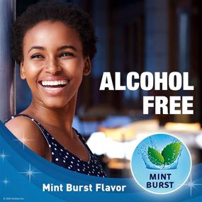 img 2 attached to 🌿 ACT Restoring Zero Alcohol Fluoride Mouthwash: Boosts Tooth Enamel Strength with Mint Burst Flavor | 33.8 Fl Oz, Green Bottle