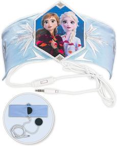 img 4 attached to Frozen 2 Kids Headband Headphones: Volume Limiting Switch, Thin Speakers, and Comfortable Soft Cotton Headband - Ideal Children's Earphones for School, Home, and Travel (Standard Packaging)