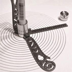 img 1 attached to 📐 Versatile Multifunctional Drawing Tool: Curved Magnetic Ruler, Protractor Combo, and Mini Compass - Ideal for Notepad Designers, Artists, Architects, and Students