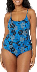 img 4 attached to 👙 Thin Strap One-Piece Swimsuit for Women by Amazon Essentials