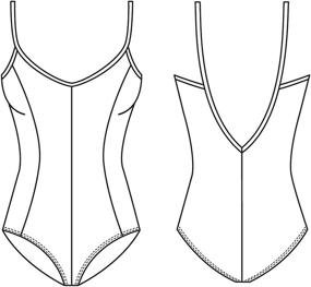 img 2 attached to Bloch Mirella Princess V Front Camisole Sports & Fitness