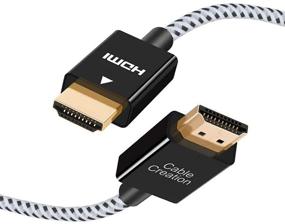 img 4 attached to 🔌 Кабель CableCreation HDMI 2.1 длиной 3.3 фута | 8K Ультра высокоскоростной HDMI 48 Гбит/с | Поддержка HDR/eARC/Dolby Vision | VRR | для Nintendo Switch, Roku, Xbox Series X, PS5 и многого другого!