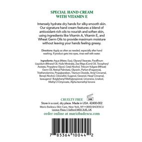 img 3 attached to 💆 Revitalize and Nourish with Mario Badescu Special Hand Cream: Infused with Vitamin E, 3 oz