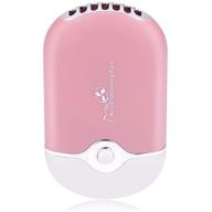 💗 afounda rechargeable usb & mini portable fan for cooling, eyelash extension, nail dryer - pink logo
