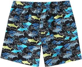 img 3 attached to SSLR Printed Casual Hawaiian Trunks Boys' Clothing