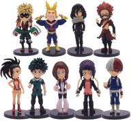 🎂 my hero academia anime figure set – premium birthday cake decorations for kids – ideal party favors & cake toppers – mini figurine collection логотип