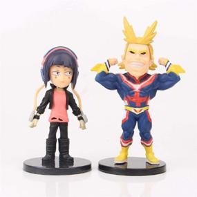 img 3 attached to 🎂 My Hero Academia Anime Figure Set – Premium Birthday Cake Decorations for Kids – Ideal Party Favors & Cake Toppers – Mini Figurine Collection