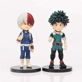 img 2 attached to 🎂 My Hero Academia Anime Figure Set – Premium Birthday Cake Decorations for Kids – Ideal Party Favors & Cake Toppers – Mini Figurine Collection