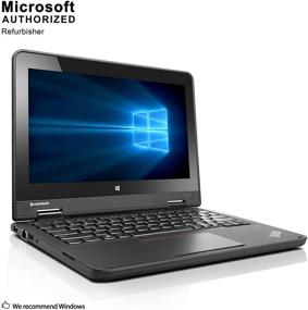 img 3 attached to 💻 Lenovo Thinkpad Yoga 11e Laptop 11.6" Touchscreen Convertible Ultrabook PC, Intel Quad Core Processor, 128GB SSD, 4GB DDR3 RAM, Webcam, LED, HDMI, Bluetooth, Windows 10 (Renewed)