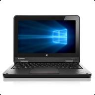 💻 lenovo thinkpad yoga 11e laptop 11.6" touchscreen convertible ultrabook pc, intel quad core processor, 128gb ssd, 4gb ddr3 ram, webcam, led, hdmi, bluetooth, windows 10 (renewed) logo
