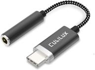 cubilux usb c headphone adapter with built-in dac &amp logo