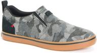 👟 xtratuf canvas sharkbite black men's shoes: rugged comfort for men logo