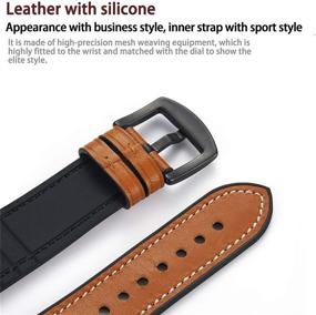 img 2 attached to 👨 Silicone Quick-Release Watch Band for Men | Efficient Men's Watches