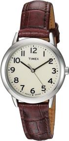 img 4 attached to Timex Womens TW2R30300 Pattern Leather