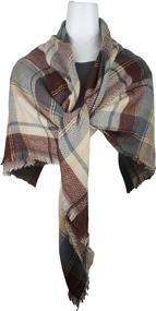 img 3 attached to VIVIAN VINCENT Womens Blanket Oversized Women's Accessories in Scarves & Wraps