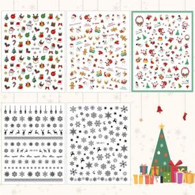 img 2 attached to ❄️ Whaline Christmas Stickers: Delight in Self-Adhesive Snowflakes!