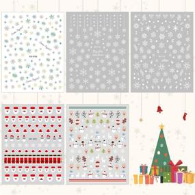 img 1 attached to ❄️ Whaline Christmas Stickers: Delight in Self-Adhesive Snowflakes!