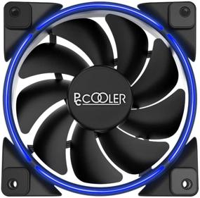 img 4 attached to 💙 PC Cooler 120mm Fan Moonlight Series, LED Blue Computer Case Fan - Quiet Dual Light Loop Fan for PC Cases, CPU Coolers, Radiators System