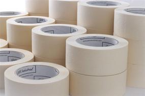 img 1 attached to 🎨 JAK Industrial 6 Rolls - 2 Inch Masking Tape: Top-Quality for General Purpose & Painting - 60 Yards per Roll