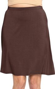 img 4 attached to 👗 Medium Women's Skirts - Stretch Comfort Womens Line