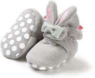 🧦 benhero baby booties: winter infant slippers with grippers for newborn boys and girls - stay on socks and crib shoes logo