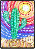 🌵 diamond painting cover notebook: create your unique cactus-themed diamond art diary book – a5 ruled journal with 108 pages/54 sheets logo