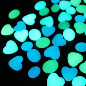 img 4 attached to Glow in The Dark Gravel: Alan Stone's Multicolor Glow Pebbles for Stunning Garden, Aquarium, and Walkway Decoration