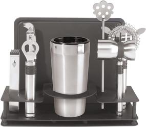 img 4 attached to Oggi 10-Piece Stainless Steel Cocktail Shaker Set