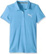 👚 puma golf junior girls' 2018 pounce aston polo logo