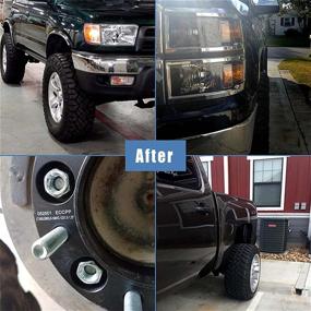 img 2 attached to 🔧 ECCPP 2 шт. 6 отверстий 6x5.5 Расширители колесных арок 2" 6x139.7 для 4Runner FJ Land Cruiser Tacoma Tundra Sequoia Trooper Rodeo Amigo с втулкой 108 мм и болтами 12x1.5 - Улучшенный SEO