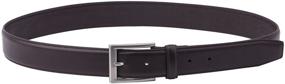 img 2 attached to Gelante Classic Black Dress Leather Men's Belt - XXL Size - G2064