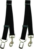 🚗 nac&amp;zac 2 pack adjustable pet seat belt: ultimate car safety harness for your pets logo