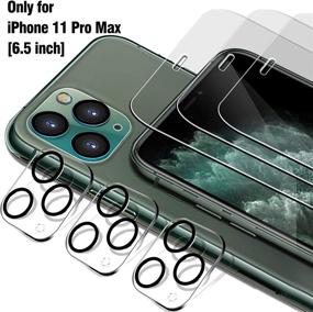 img 3 attached to Защитные стекла Ferilinso 6 шт. для экрана и объектива iPhone 11 Pro Max - закаленное стекло высокой четкости, твердость 9H