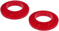 enhanced red rear upper coil spring isolator kit by prothane 7-1706 logo