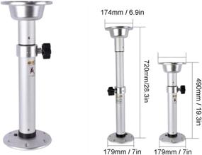 img 2 attached to Pedestal 19 3‑28 3In Adjustable Telescopic Motorhome