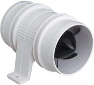 attwood 1733-4 blower bilge 3-inch water resistant, white logo