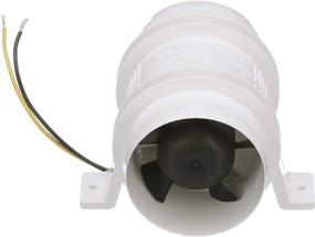 img 2 attached to Attwood 1733-4 Blower Bilge 3-inch Water Resistant, White