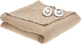 img 1 attached to Stay Cozy with the Sunbeam Imperial Nights Queen Heated Blanket in Mushroom