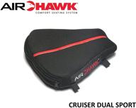 улучшите свой опыт езды на мотоцикле с воздушной подушкой airhawk dual sport motorcycle air cushion pad 11" x 11" fa-dualsport логотип