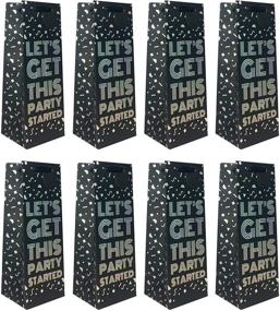 img 3 attached to 🎉 8 Pack of Spirit Gift Bags with Phrase 'Let's Get This Party Started' – Ideal for All Celebrations by Paper Riot