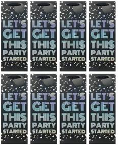 img 2 attached to 🎉 8 Pack of Spirit Gift Bags with Phrase 'Let's Get This Party Started' – Ideal for All Celebrations by Paper Riot