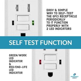 img 1 attached to 💡 Industrial Electrical Pack with Reliable Receptacle Resistant Self Test Indicator