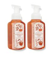 🎃 2 pack marshmallow pumpkin latte gentle foaming hand soap by bath & body works logo