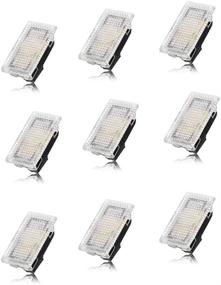 img 4 attached to 🔆 BougeRV Tesla Interior LED Lights Bulbs Kit: Ultra-Bright and Easy-Plug with Prying Tool | Tesla Model Accessories Replacement Lights for Model 3, S, X, Y (9 Packs White)