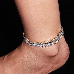 img 2 attached to Suyi Crystal Bracelet Diamond Stretch Women's Jewelry