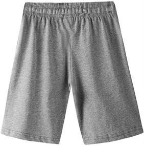 img 3 attached to 🩳 Extra Large Boys' Elastic Pocket Shorts from Spring Gege