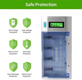 img 2 attached to Shentec Universal Rechargeable Batteries Discharge